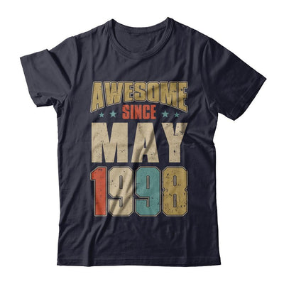 Vintage Retro Awesome Since May 1998 23th Birthday-T-Shirt & Hoodie-Premium T-Shirt-Midnight Navy
