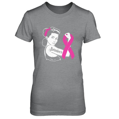 We Can Cure It Breast Cancer Pink Awareness Survivor-T-Shirt & Hoodie-Women's T-Shirt-Sport Grey