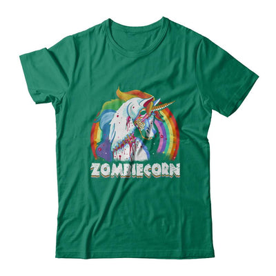 Zombiecorn Zombie Unicorn Halloween For Women-T-Shirt & Hoodie-Classic T-Shirt-Kelly Green
