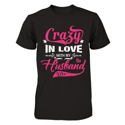 Crazy In Love With My Husband-T-Shirt & Hoodie-Premium T-Shirt-Black
