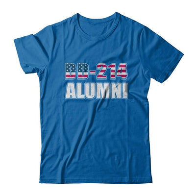 Military DD-214 Alumni Vintage American US Veteran-T-Shirt & Hoodie-Classic T-Shirt-Royal