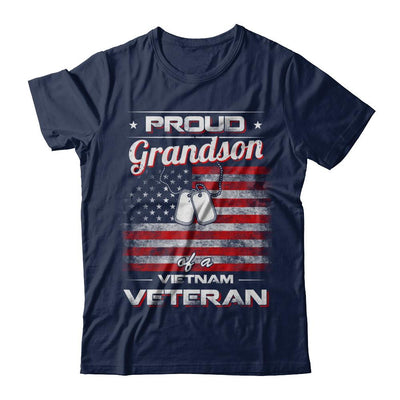 Proud Grandson Of A Viet Nam Veteran-T-Shirt & Hoodie-Classic T-Shirt-Navy