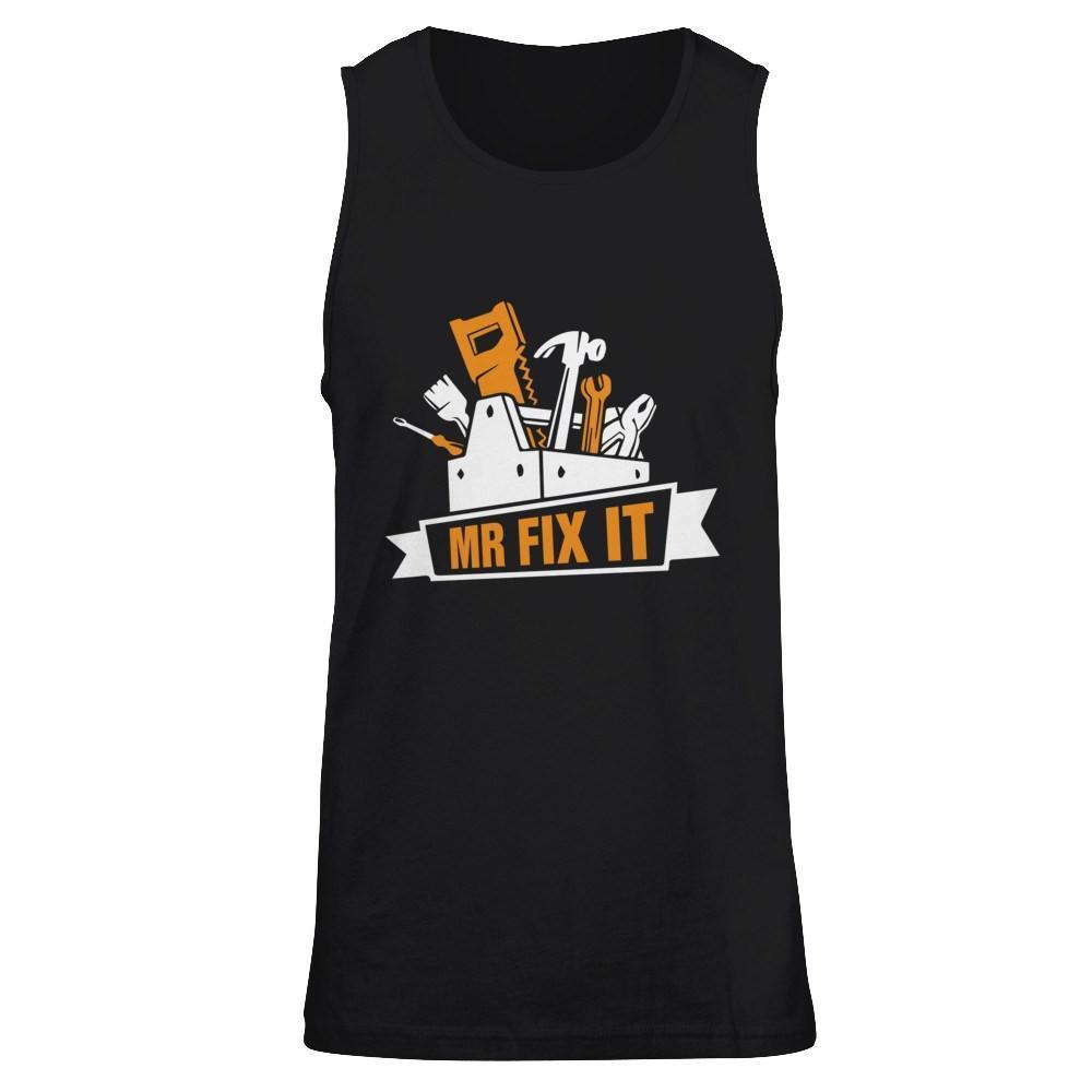 Mr Fix It-T-Shirt & Hoodie-Unisex Tank-Black