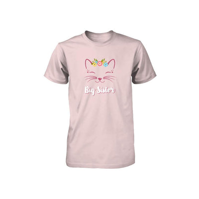Kitty Cat Big Sister I'm Going To Be A Big Sister Youth-Youth Shirt-Toddler T-Shirt-Pink