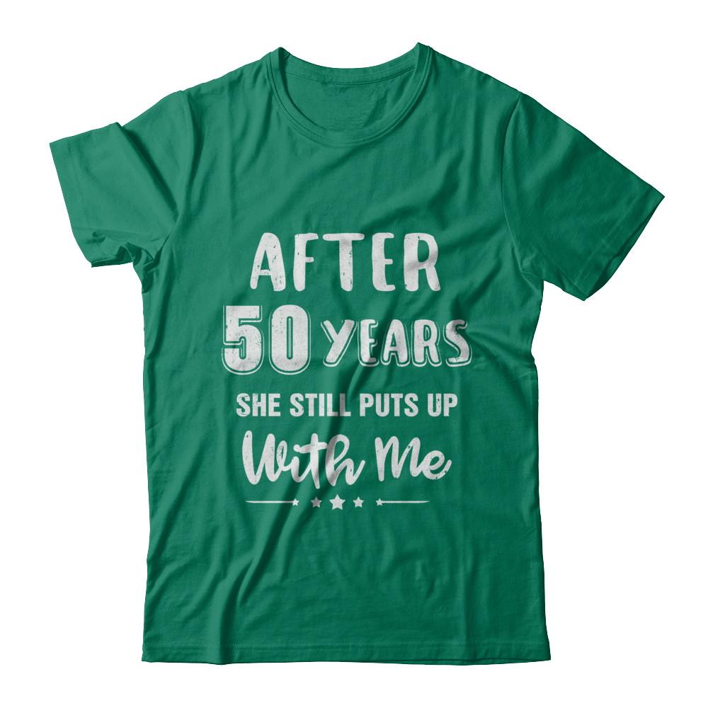 50Th Wedding Anniversary Funny Husband Gift-T-Shirt & Hoodie-Classic T-Shirt-Kelly Green