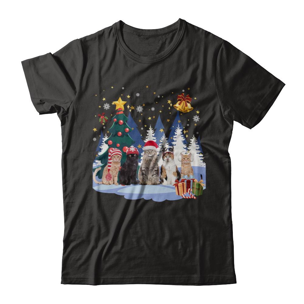 Cute Cats Claus Christmas