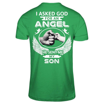 I Asked God For An Angel He Sent Me My Son-T-Shirt & Hoodie-Premium T-Shirt-Kelly Green