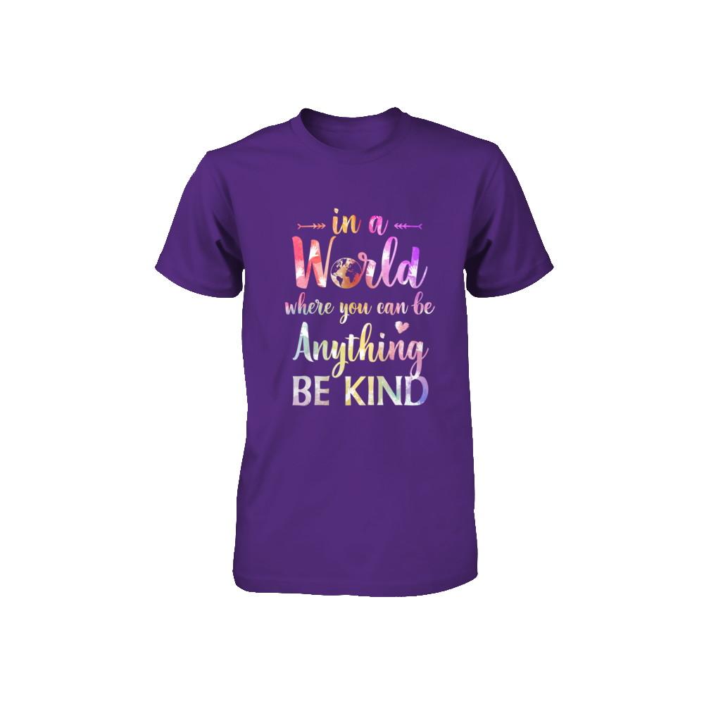 Autism In A World Where You Can Be Anything Be Kind Youth-Youth Shirt-