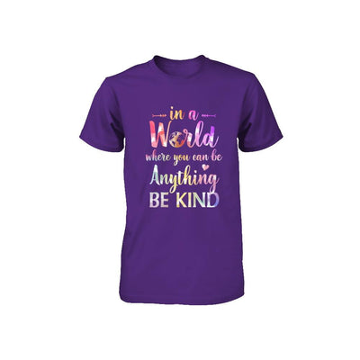 Autism In A World Where You Can Be Anything Be Kind Youth-Youth Shirt-