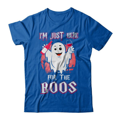 I'm Just Here For The Boos Halloween Wine-T-Shirt & Hoodie-Premium T-Shirt-Royal
