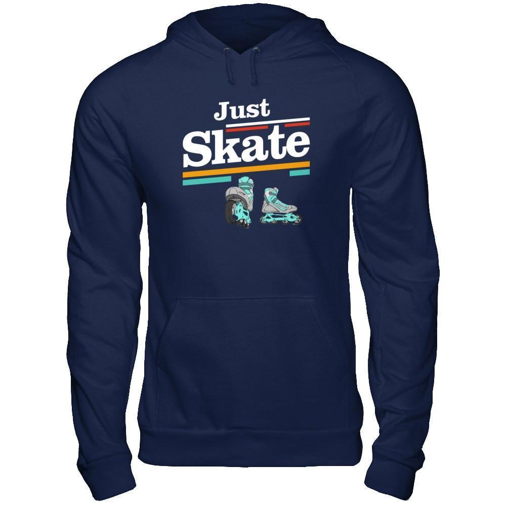Just Roller Skate-T-Shirt & Hoodie-Pullover Hoodie-Navy