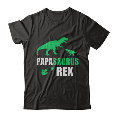 Dinosaur T-Rex Grandpasaurus Papa Saurus Dinosaur T-Rex Fathers Day-T-Shirt & Hoodie-Classic T-Shirt-Black