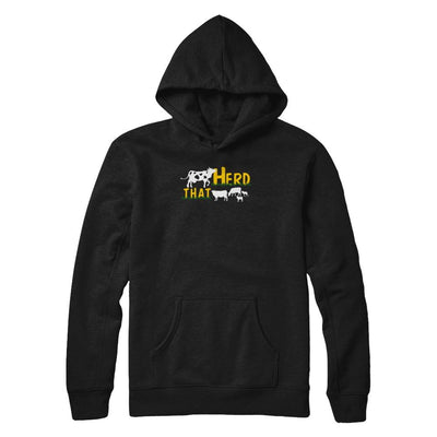 Herd That Cows Cattle Farmer-T-Shirt & Tank Top-Pullover Hoodie-Black
