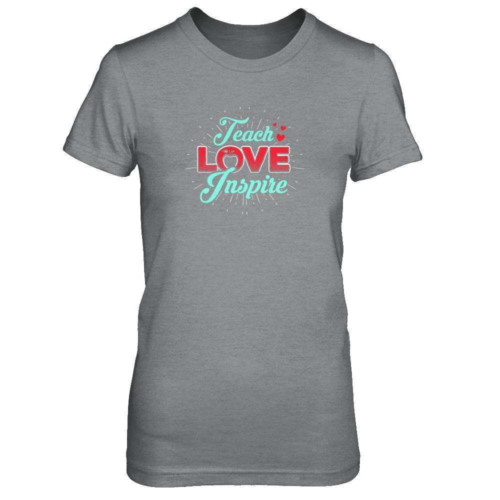 Teach Love Inspire-T-Shirt & Tank Top-Women's T-Shirt-Sport Grey