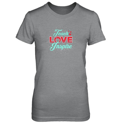 Teach Love Inspire-T-Shirt & Tank Top-Women's T-Shirt-Sport Grey
