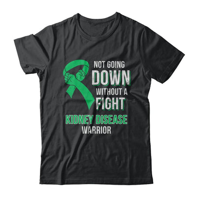 Not Going Down Without A Fight Kidney Disease Warrior-T-Shirt & Hoodie-Classic T-Shirt-Black