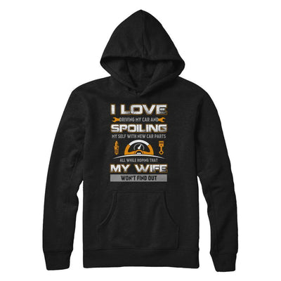 I Love Spoiling My Wife Husband-T-Shirt & Hoodie-Pullover Hoodie-Black