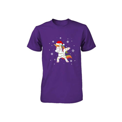 Dabbing Unicorn Ugly Christmas Sweater Girls Youth-Youth Shirt-