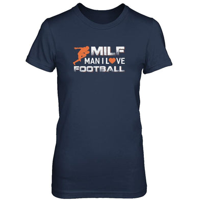 MILF Man I Love Football-T-Shirt & Tank Top-Women's T-Shirt-Navy