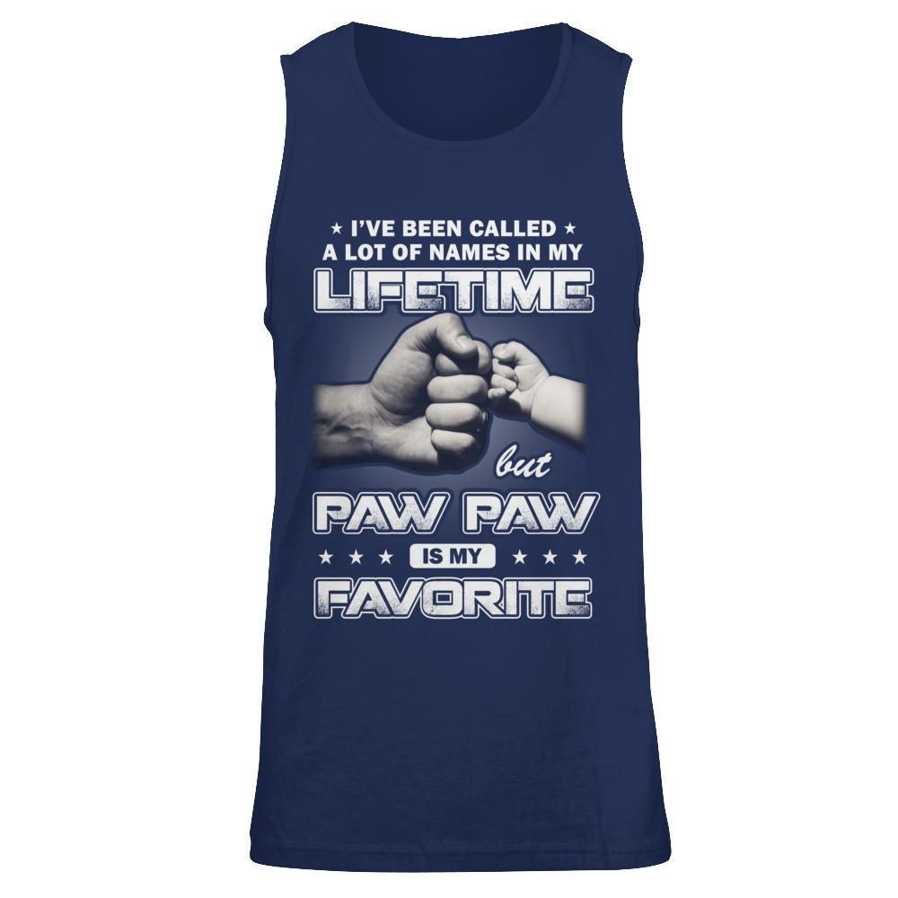 I've Been Called A Lot Of Names But Paw Paw Is My Favorite-T-Shirt & Hoodie-Unisex Tank-Navy