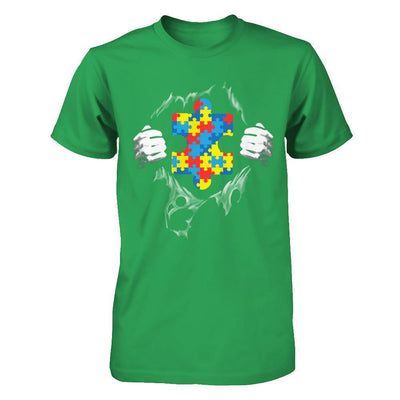 Super Autism Awareness Day Gifts-T-Shirt & Hoodie-Premium T-Shirt-Kelly Green