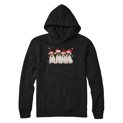 Funny Beagle Puppies Christmas Dog Gift-T-Shirt & Hoodie-Pullover Hoodie-Black