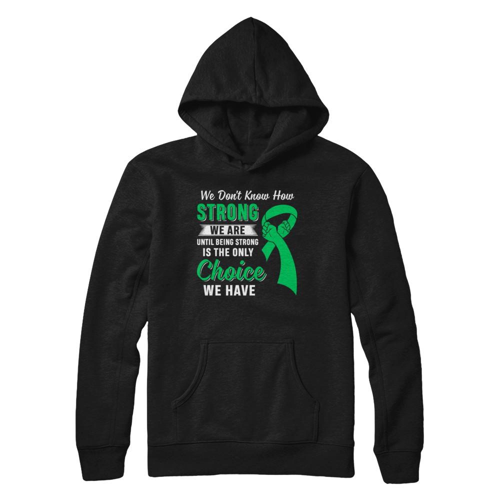Being Strong Choice Lymphoma Kidney Disease Liver Cancer-T-Shirt & Hoodie-Pullover Hoodie-Black