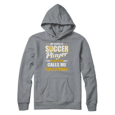 My Favorite Soccer Player Calls Me Grandma Soccer-T-Shirt & Hoodie-Pullover Hoodie-Light Steel