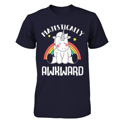 Unicorn Majestically Awkward-T-Shirt & Hoodie-Premium T-Shirt-Midnight Navy