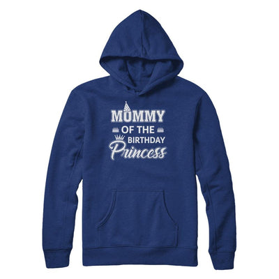 Mommy Of The Birthday Princess Mothers Day-T-Shirt & Hoodie-Pullover Hoodie-Deep Royal