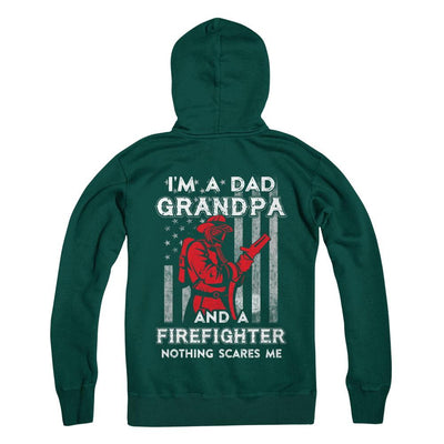 I'm A Dad Grandpa Firefighter Father's Day Gift-T-Shirt & Hoodie-Pullover Hoodie-Deep Forest