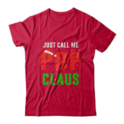 Santa Pop Claus Matching Family Christmas Pajamas-T-Shirt & Sweatshirt-Classic T-Shirt-Red