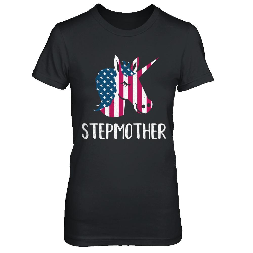 Patriotic Stepmother Unicorn Americorn 4Th Of July