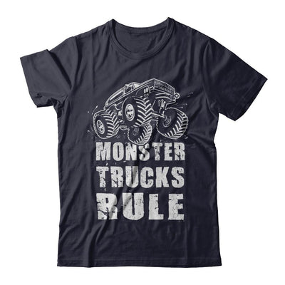 Monster Trucks Rule Mudding-T-Shirt & Hoodie-Premium T-Shirt-Midnight Navy
