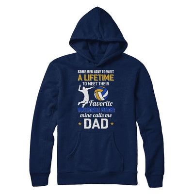 Funny My Favorite Volleyball Player Calls Me Dad-T-Shirt & Hoodie-