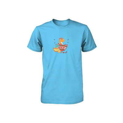 Happy Easter Bunny Easter Eggs Youth-Youth Shirt-Toddler T-Shirt-Light Blue