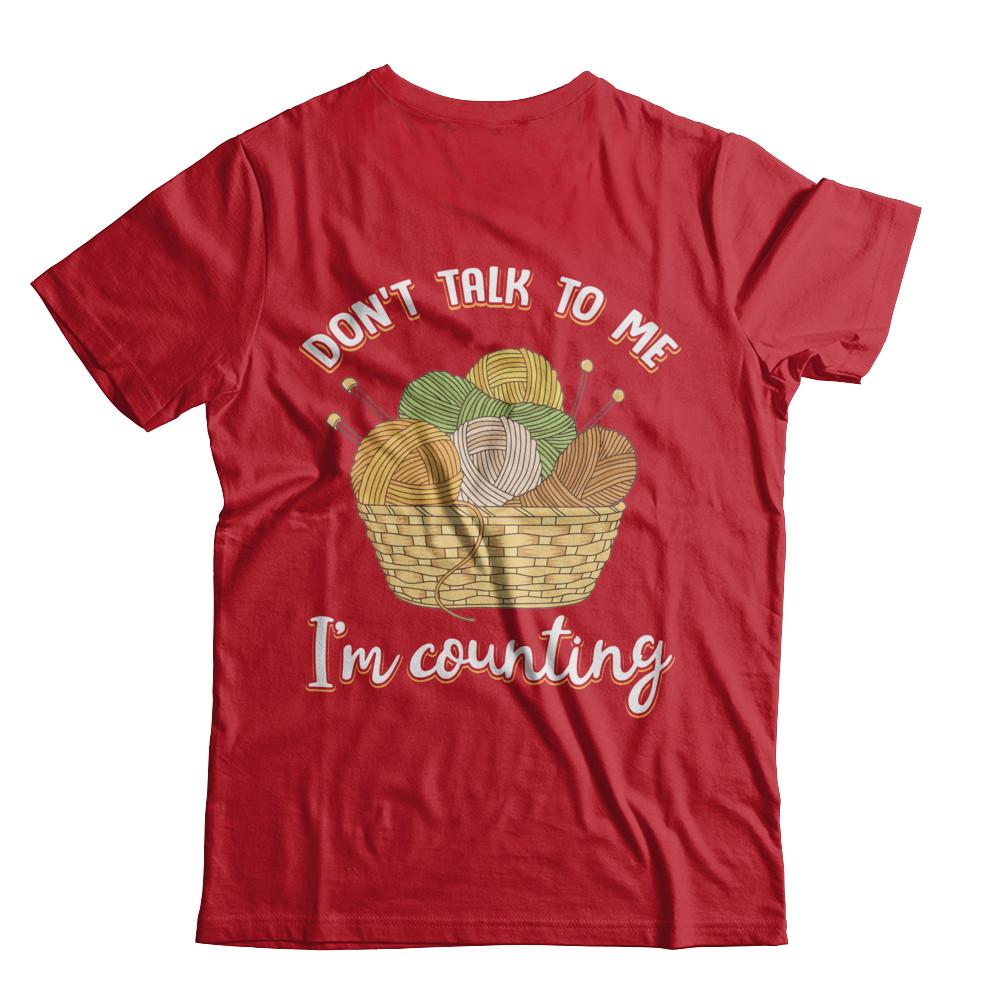Funny Don't Talk To Me I Have No Self Control Don't Disturb-T-Shirt & Hoodie-Classic T-Shirt-Red