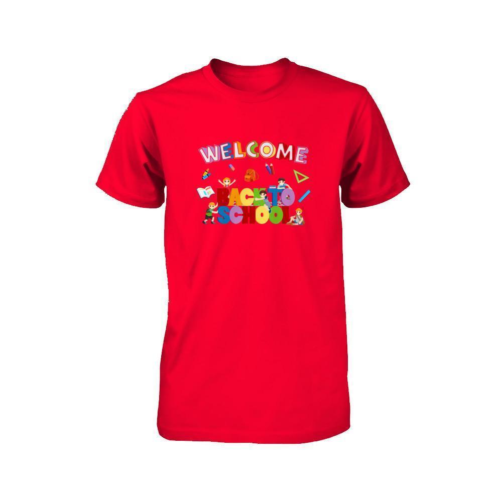 Welcome Back To School Youth-T-Shirt & Hoodie-Youth T-Shirt-Red