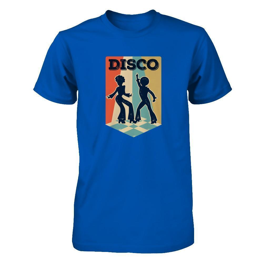 Classic Vintage Retro Style Disco Music-T-Shirt & Tank Top-Premium T-Shirt-Royal