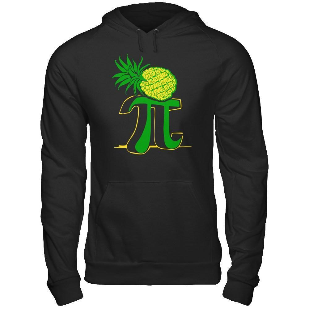 Funny Pi-Neapple Tshirt - Pi Day 2017 Gift Tee-T-Shirt & Hoodie-Pullover Hoodie-Black