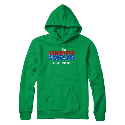 Nurses Est 2018 Graduation-T-Shirt & Hoodie-Pullover Hoodie-Irish Green