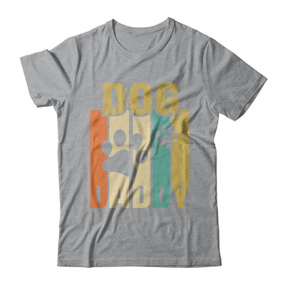 Retro Vintage Daddy Dog Father's Day Gift-T-Shirt & Hoodie-Classic T-Shirt-Sport Grey