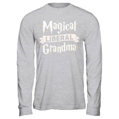 Magical Liberal Grandma-T-Shirt & Hoodie-Long Sleeve T-Shirt-Sport Grey