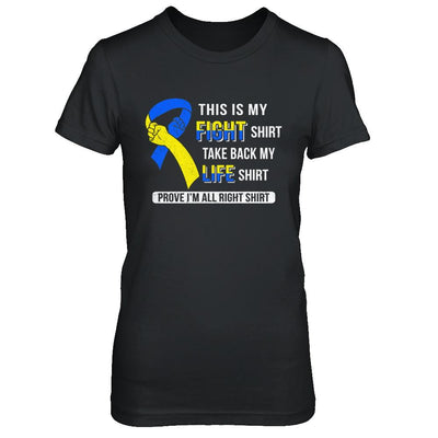 This Is My Fight Down Syndrome Awareness-T-Shirt & Hoodie-Women's T-Shirt-Black