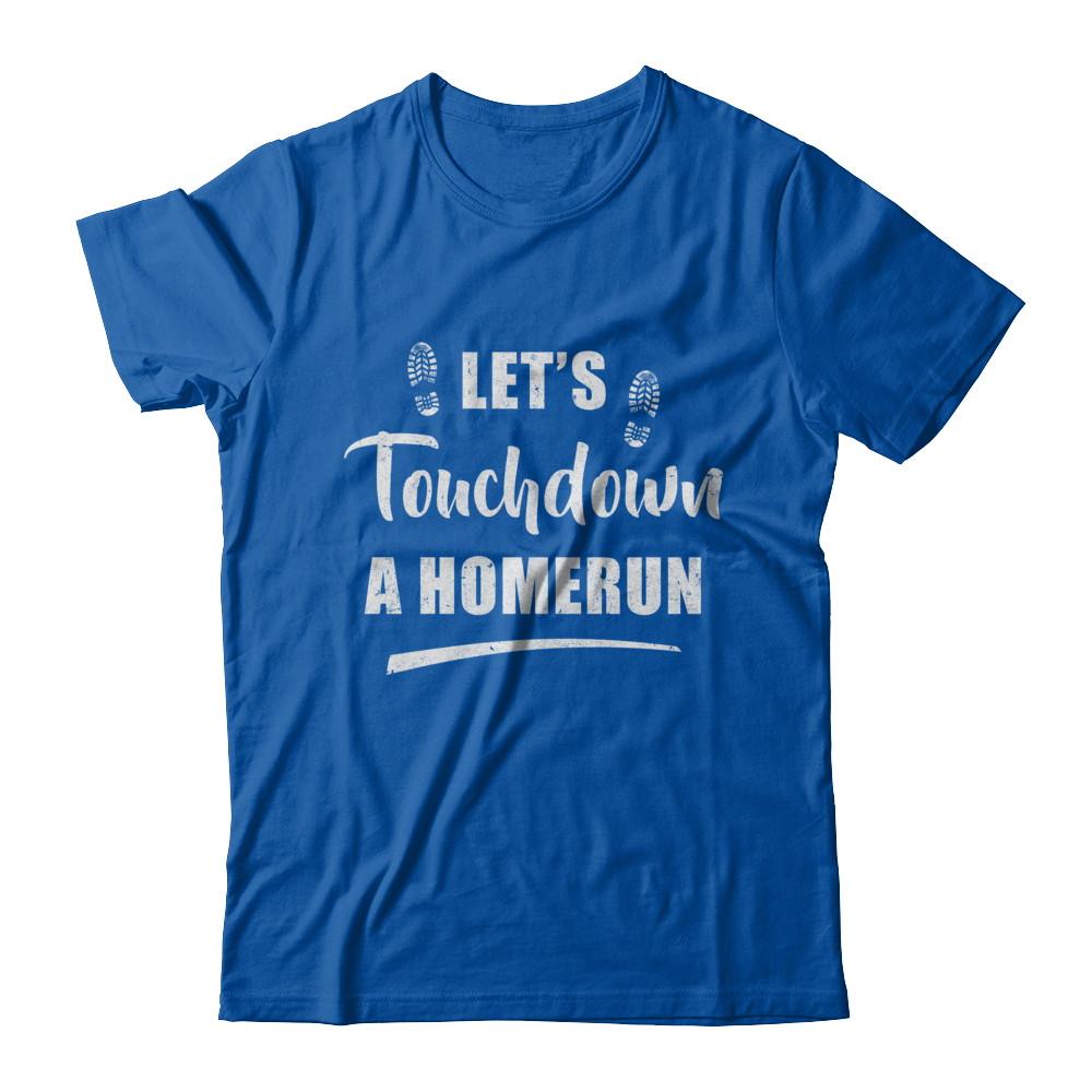 Let's Touchdown Homerun-T-Shirt & Hoodie-Premium T-Shirt-Royal