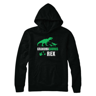 Grandmasaurus Grandma Saurus Dinosaur T-Rex Mothers Day-T-Shirt & Hoodie-Pullover Hoodie-Black