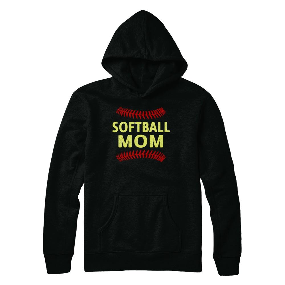 Softball Mom-T-Shirt & Hoodie-