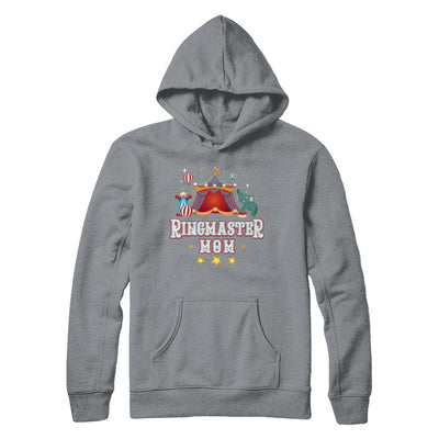 Ringmaster Mom Circus Carnival Children Party-T-Shirt & Hoodie-Pullover Hoodie-Light Steel