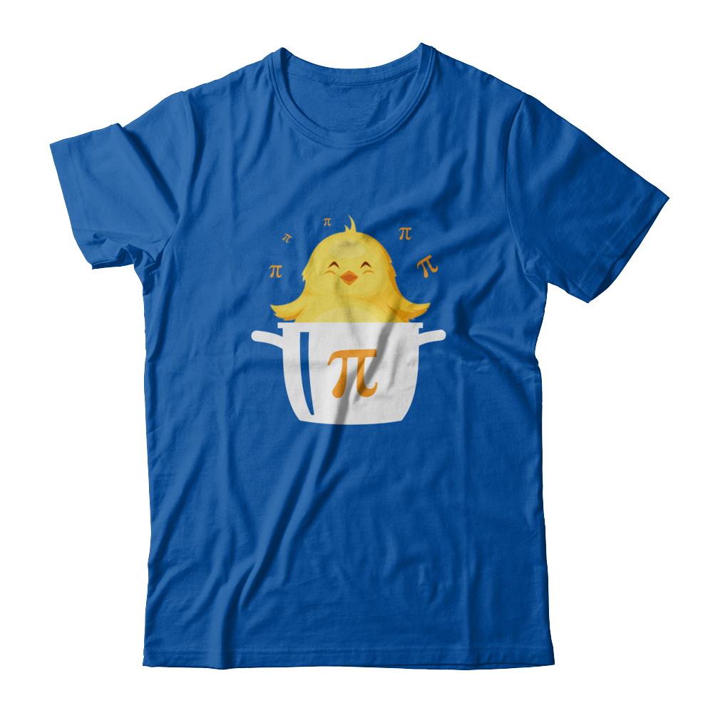 Funny Chicken Pot Pie Chicken Pot Happy Pi Day-T-Shirt & Hoodie-Premium T-Shirt-Royal