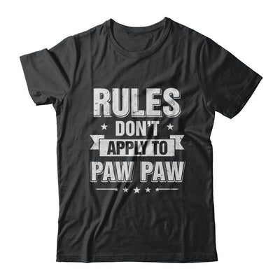 Grandfather Rules Don't Apply To Paw Paw-T-Shirt & Hoodie-Classic T-Shirt-Black